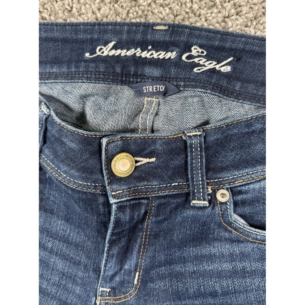 American Eagle Outfitters Womens Slim Boot Cut Jeans‎ Stretch Y2K Size 6 - Picture 3 of 10